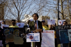 March 21, 2022 —Today, standing with residents, community leaders, housing and energy advocates, disability rights activists, and federal, state, and municipal elected officials, State Senator Nikil Saval (D–Philadelphia) launched his campaign for Pennsylvania’s Whole-Home Repairs Act (Senate Bill 1135), a groundbreaking bipartisan bill that establishes a one-stop shop for home repairs and weatherization while creating new, family-sustaining jobs in a growing field.