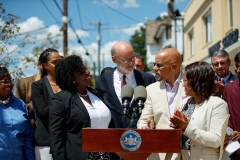 August 12, 2022: Senator Saval and colleagues join Governor Tom Wolf and  housing advocates and stakeholders in Philadelphia to celebrate the critical $375 million investment in the 2022-23 budget addressing the affordable housing crisis.