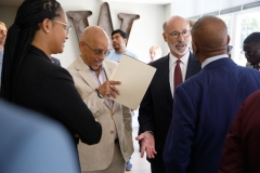 August 12, 2022: Senator Saval and colleagues join Governor Tom Wolf and  housing advocates and stakeholders in Philadelphia to celebrate the critical $375 million investment in the 2022-23 budget addressing the affordable housing crisis.