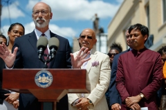 August 12, 2022: Senator Saval and colleagues join Governor Tom Wolf and  housing advocates and stakeholders in Philadelphia to celebrate the critical $375 million investment in the 2022-23 budget addressing the affordable housing crisis.