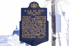 February 16, 2024: Sen. Saval toured the historic “Seventh Ward” in South Philadelphia. The ward was the focus of W.E.B. Dubois’ groundbreaking 1899 study, “The Philadelphia Negro,” and was home to transcendent Black pioneers including Bishop Richard Allen, founder of the world’s first African Methodist Episcopal Church,  and Octavius Catto an equal rights activist and famed baseball player who was killed by mob near 8th and South streets while fighting for voting rights in 1871.