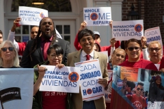 April 21, 2023 — State Senator Nikil Saval (D–Philadelphia) and State Representative Ismail Smith-Wade-El (D–Lancaster) joined Lancaster Stands Up, POWER Interfaith, CASA, and residents and community leaders in a united call for permanent funding for Pennsylvania’s groundbreaking Whole-Home Repairs Program.