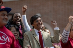 April 21, 2023 — State Senator Nikil Saval (D–Philadelphia) and State Representative Ismail Smith-Wade-El (D–Lancaster) joined Lancaster Stands Up, POWER Interfaith, CASA, and residents and community leaders in a united call for permanent funding for Pennsylvania’s groundbreaking Whole-Home Repairs Program.