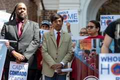 April 21, 2023 — State Senator Nikil Saval (D–Philadelphia) and State Representative Ismail Smith-Wade-El (D–Lancaster) joined Lancaster Stands Up, POWER Interfaith, CASA, and residents and community leaders in a united call for permanent funding for Pennsylvania’s groundbreaking Whole-Home Repairs Program.