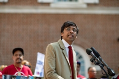 April 21, 2023 — State Senator Nikil Saval (D–Philadelphia) and State Representative Ismail Smith-Wade-El (D–Lancaster) joined Lancaster Stands Up, POWER Interfaith, CASA, and residents and community leaders in a united call for permanent funding for Pennsylvania’s groundbreaking Whole-Home Repairs Program.