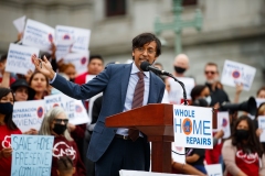 May 24, 2022: Senator Nikil Saval held a rally attended by more than 200 housing and energy advocates, community leaders, Pennsylvania residents, and Democrat and Republican legislators from the General Assembly to call for the passage of his bipartisan Whole-Home Repairs Act (Senate Bill 1135).