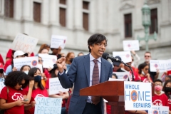 May 24, 2022: Senator Nikil Saval held a rally attended by more than 200 housing and energy advocates, community leaders, Pennsylvania residents, and Democrat and Republican legislators from the General Assembly to call for the passage of his bipartisan Whole-Home Repairs Act (Senate Bill 1135).