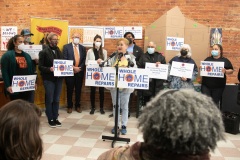 March 24, 2022: State Senator Nikil Saval and Lehigh Valley Stands Up brought together residents and community leaders in a united call for the passage of Pennsylvania’s Whole-Home Repairs Act (SB1135), a groundbreaking bipartisan bill that establishes a one-stop shop for home repairs and weatherization while creating new, family-sustaining jobs in a growing field.