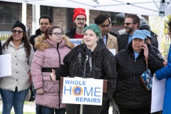 March 23, 2022 − State Senator Nikil Saval and Berks Stands Up brought together residents, community leaders, and elected officials in a united call for the passage of Pennsylvania’s Whole-Home Repairs Act (SB1135), a groundbreaking bipartisan bill that establishes a one-stop shop for home repairs and weatherization while creating new, family-sustaining jobs in a growing field.