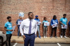 April 20, 2023 − State Senator Nikil Saval (D–Philadelphia), State Representative Sara Innamorato (D–Allegheny), and State Representative Aerion Abney (D–Allegheny), joined One Pennsylvania, Pennsylvania United, 1Hood Power, Action Housing, Keystone Energy Efficiency Alliance, Sunrise Movement, and residents and community leaders in a united call for permanent funding for Pennsylvania’s groundbreaking Whole-Home Repairs Program.