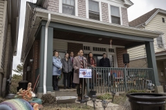 February 2, 2024: Senator Nikil Saval hosts a press conference with Office of the Allegheny County Executive Sara Innamorato, U.S. Rep. Summer Lee, Senator Jay Costa, Senator Lindsey Williams, Senator Katie Muth, Rep. Jessica Benham, ACTION-Housing, and homeowners and community members prior to Senate Democratic Policy hearing on the Whole-Home Repairs Program: Updates from Year.