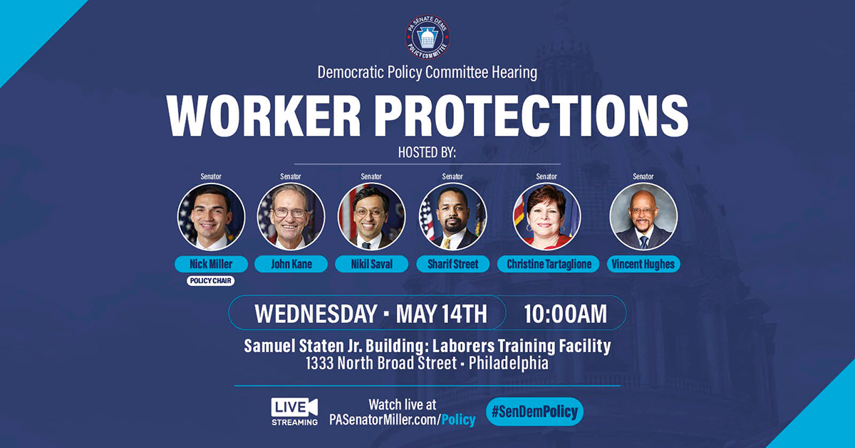 Worker Protections Hearing - Puede 14, 2025